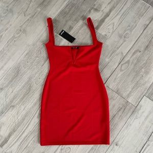 Red Bodycon Mini Dress Nasty Gal